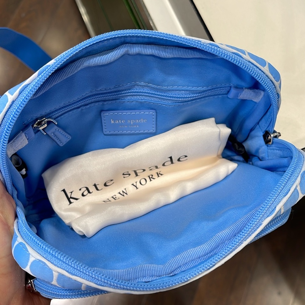 Kate Spade Noel Jacquard Belt Bag
Astral Blue 
NWT - Picture 11 of 16